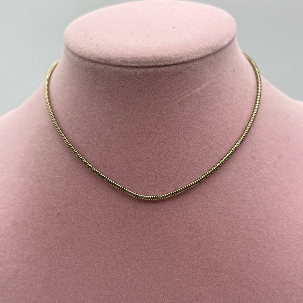 One direction gold tone choker chain necklace